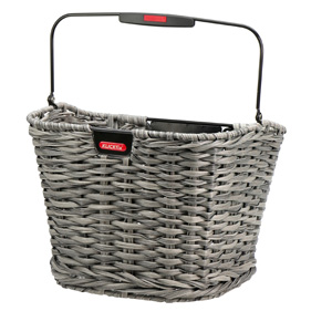 KLICKFIX Vorderradkorb Structura schilf/braun