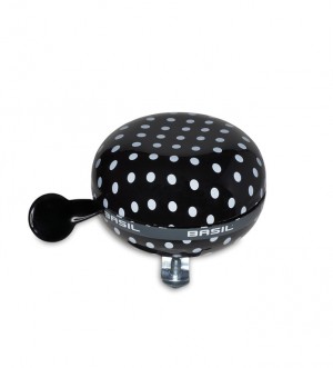 BASIL Klingel Ding-Dong Polka Dot black/white dots
